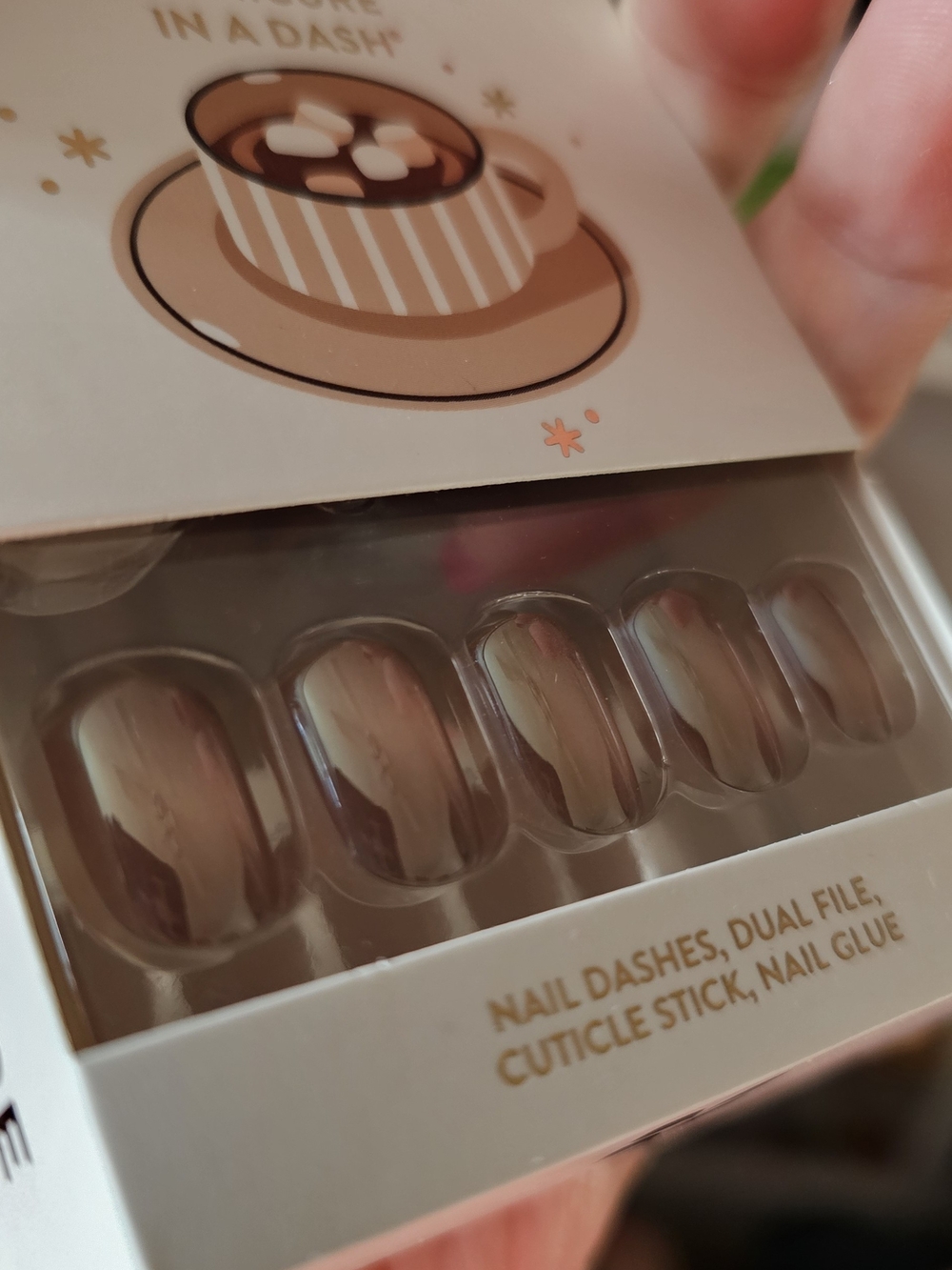 AND Rose Gold Metallic Press-On Nails - - Picture 4 of 4